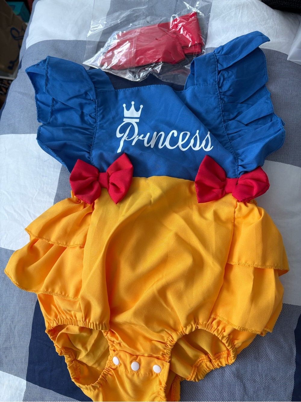 Snow White princess romper